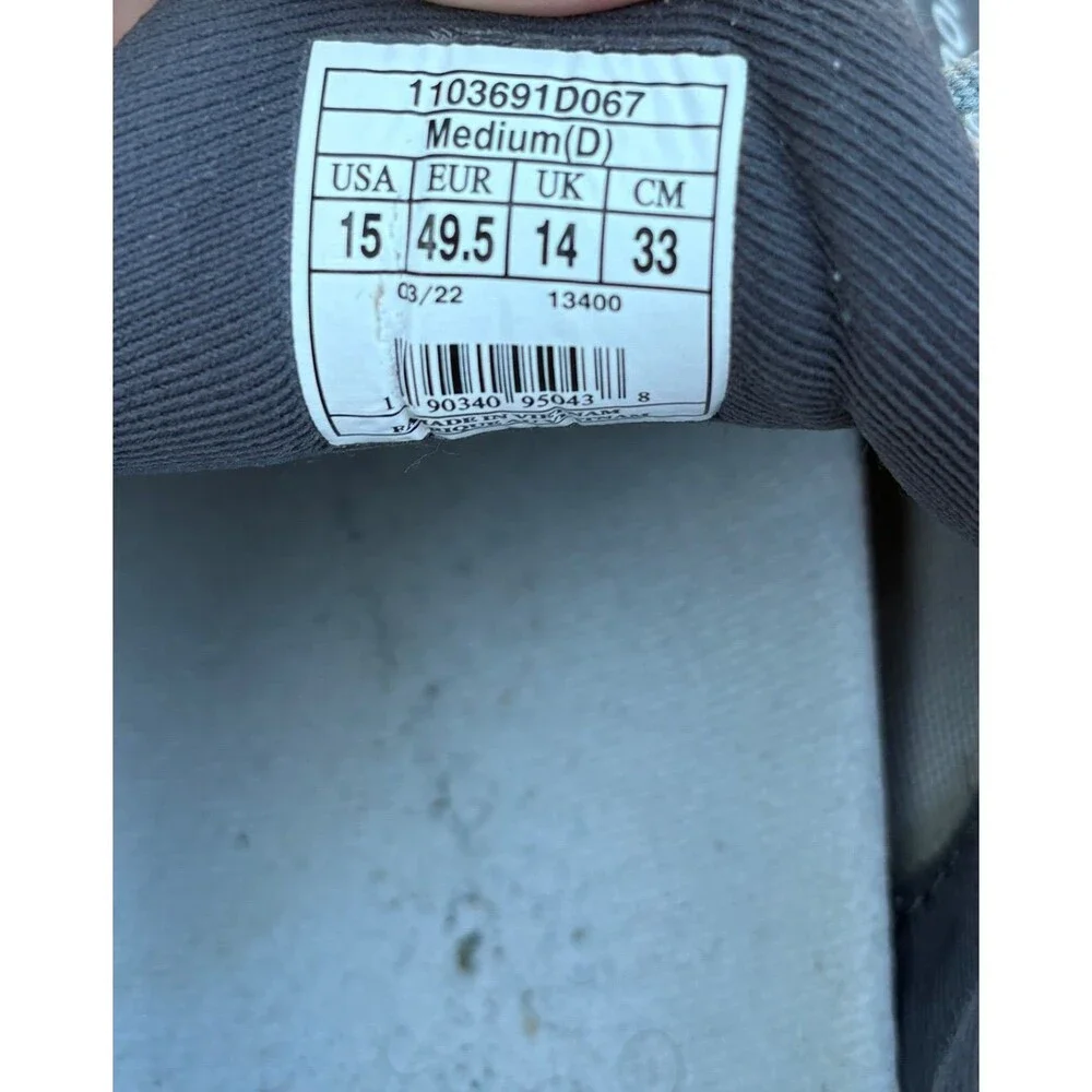 Brooks Ghost 14 Mens Size 15 Gray Athletic Lace Up Closure